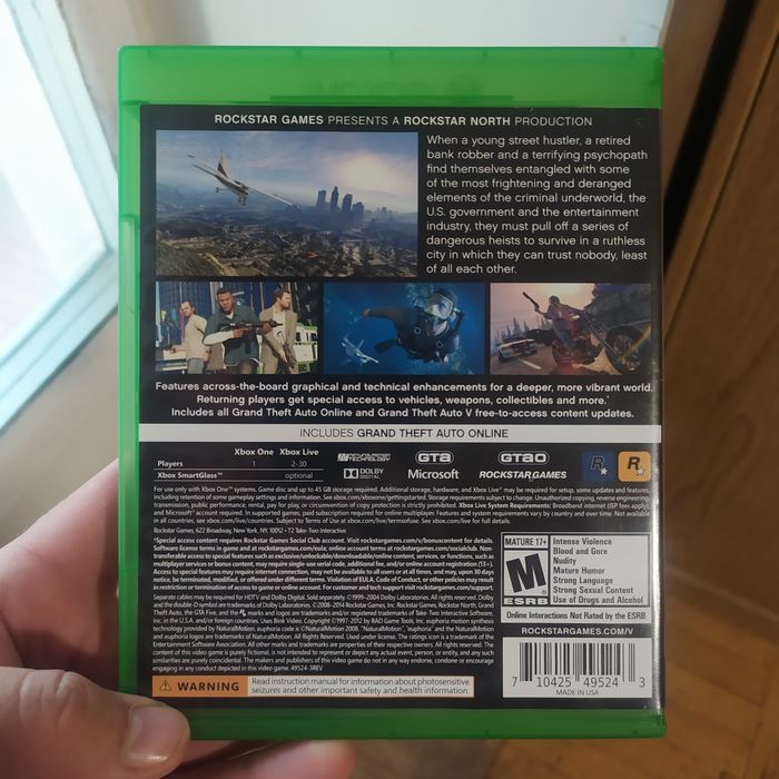 GTA 5 на Xbox One и Игры на PS5