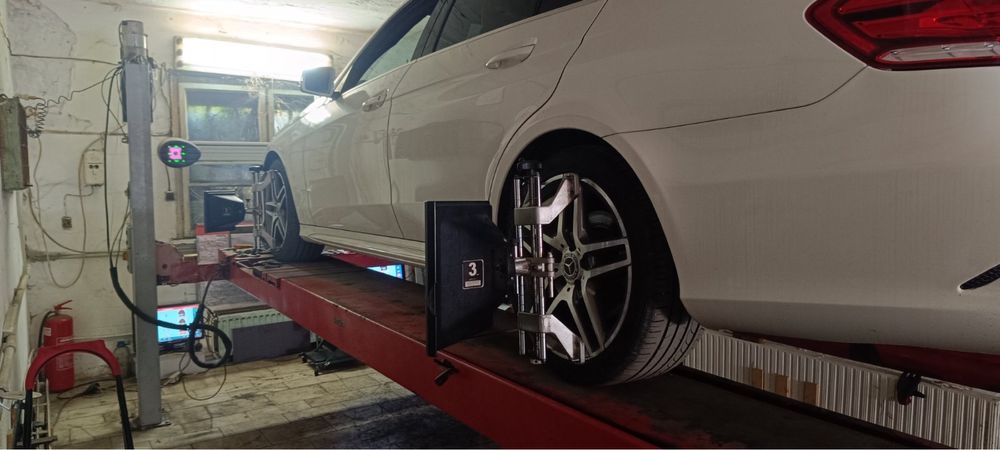 Стенд за реглаж преден и заден мост + 4 колонен подемник