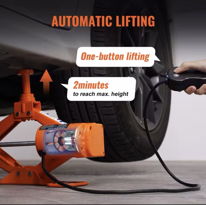 Cric Electric Auto Autoturism 3T Tone 12V Bricheta/Baterie Clesti