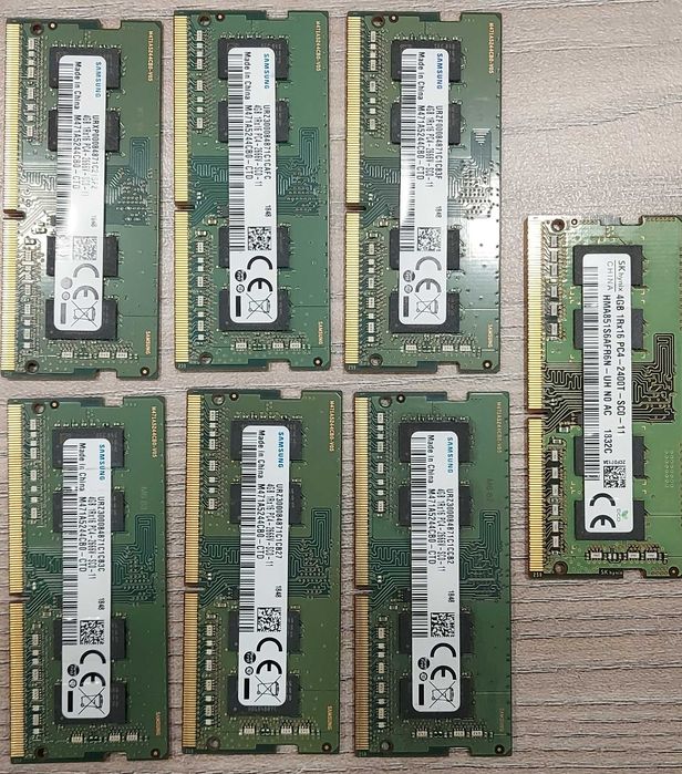 Оперативная память DDR3 4GB и DDR4 4GB для ноутбук и моноблоков.