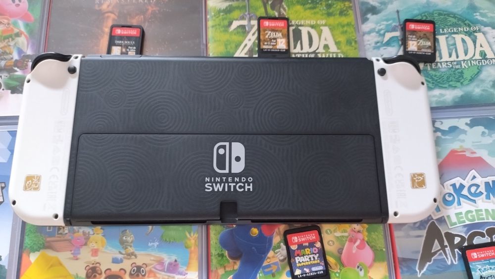 Nintendo switch OLED TOTK limited edition + card 256gb si altele