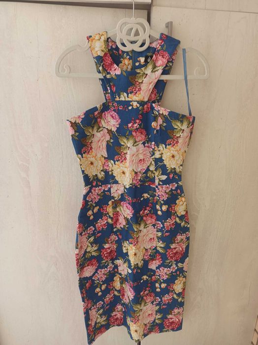 Платье джинс стрейч по фигуре