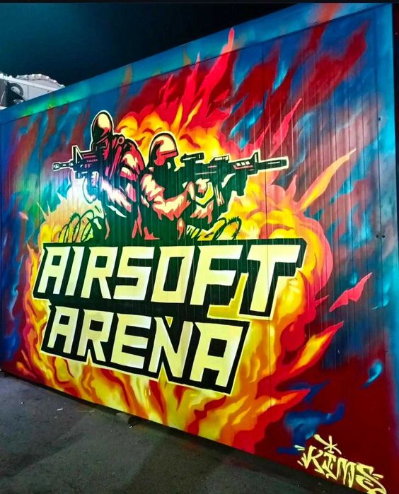 Graffiti / picturi pe pereti - spatii private, spatii comerciale