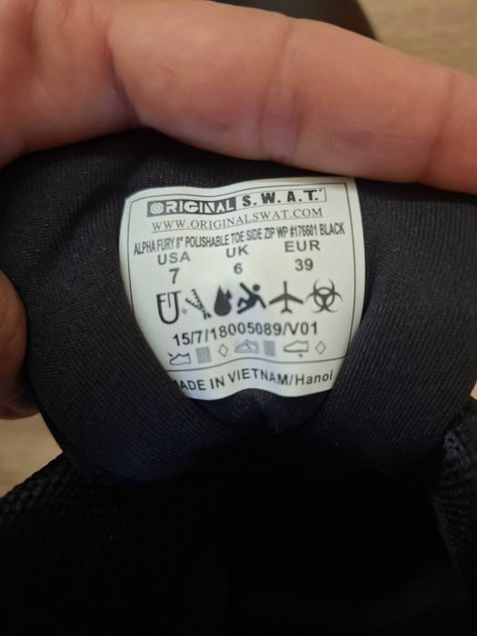 Черни кубинки SWAT