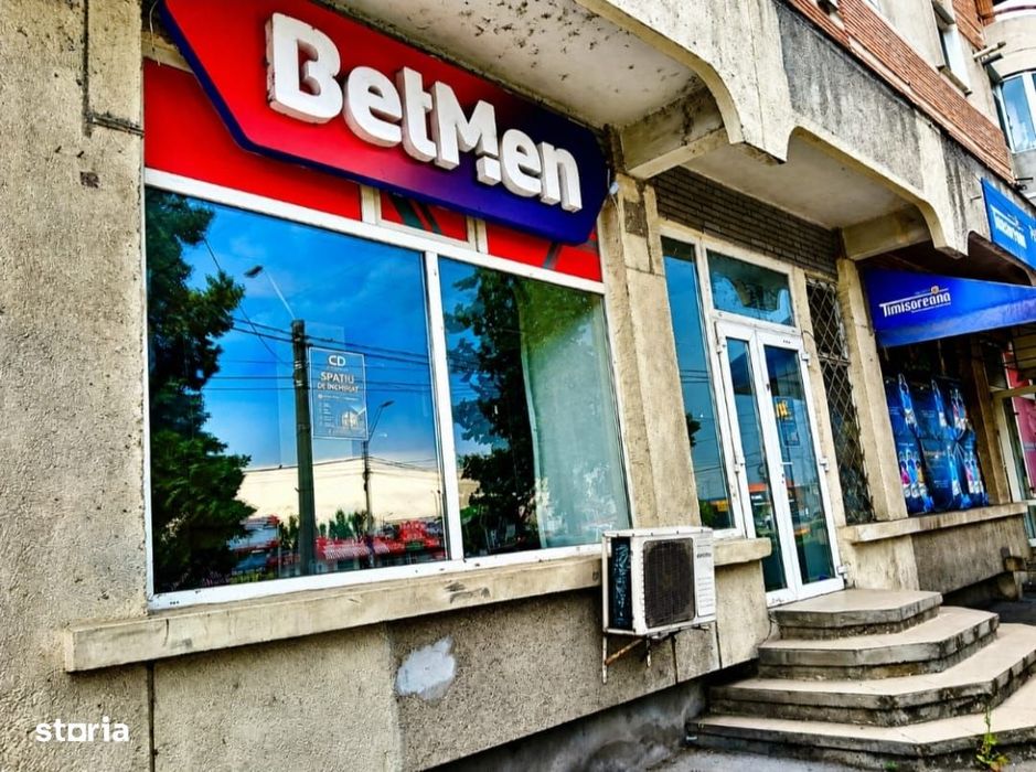 Spațiu comercial de închiriat 150mp, la stradă, vitrină, trafic intens