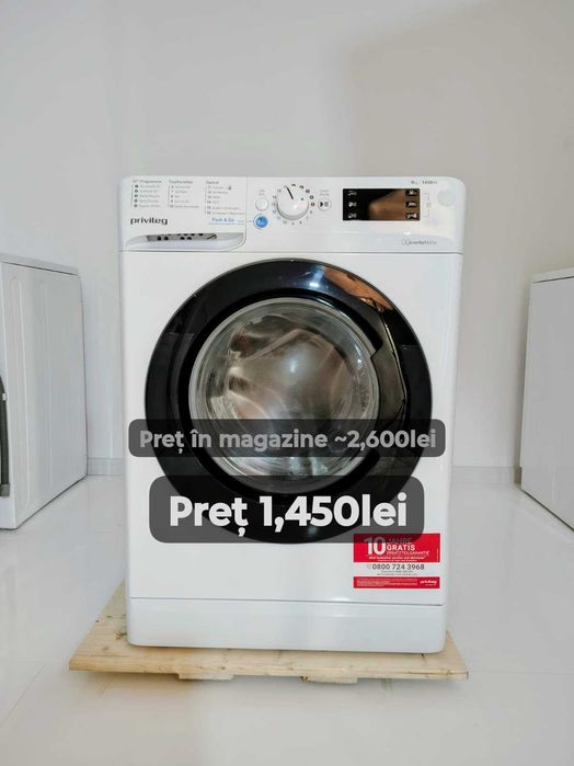 NOU !!! Mașină de spălat rufe 8KG 1400rpm PRIVILEG PWFX 873 A b223