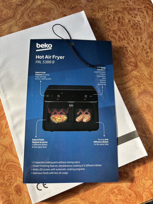 Air fryer beko cu două compartimente!