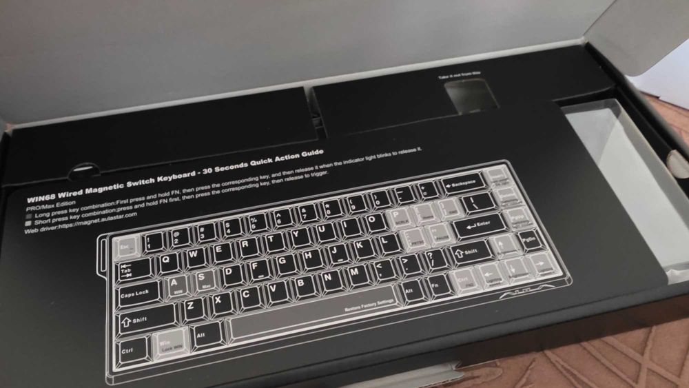 Tastaruri mecanice,Aula WIN68 HE(Hall-Effect)/60%, Aula F75/75%/wifi