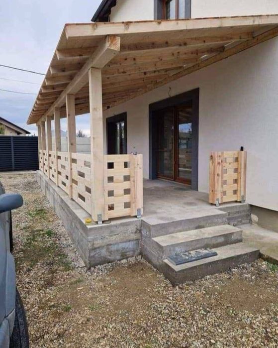 Vând și facem foișoare terase și magazie de depozitare și alte modele