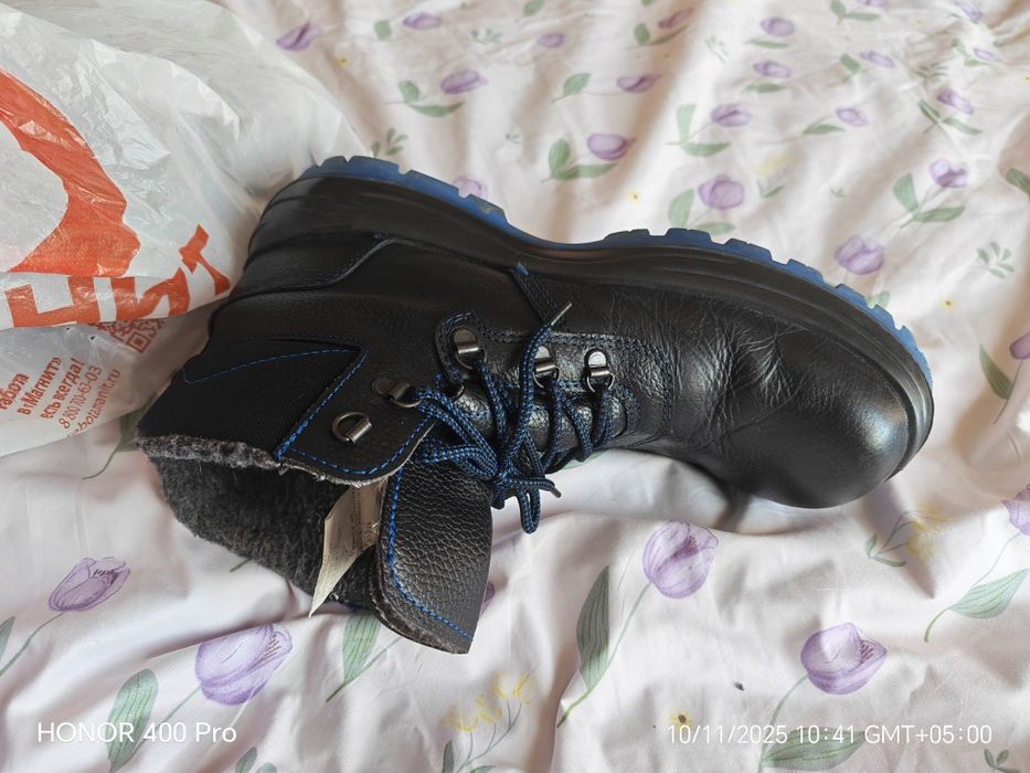 сапоги с защитным металлическим подноском