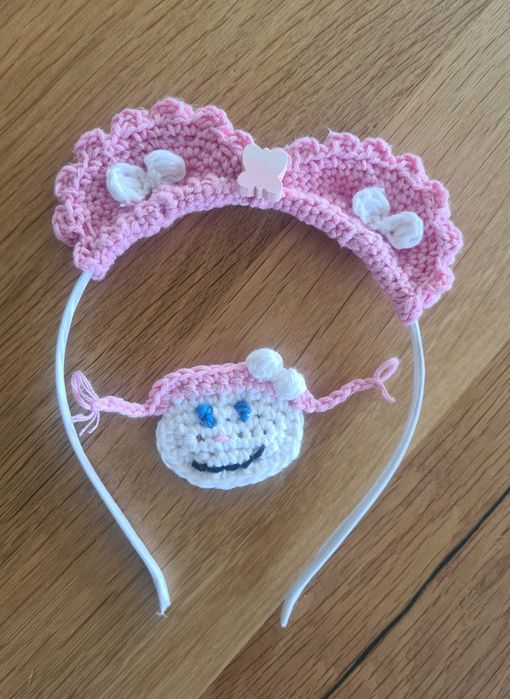 Дървена кутийка с плетиво - ръчна изработка .