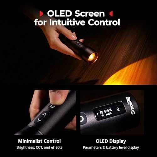 Нова Преносима LED видео светлина SMALLRIG RF 05B с gobos филтри за осветление