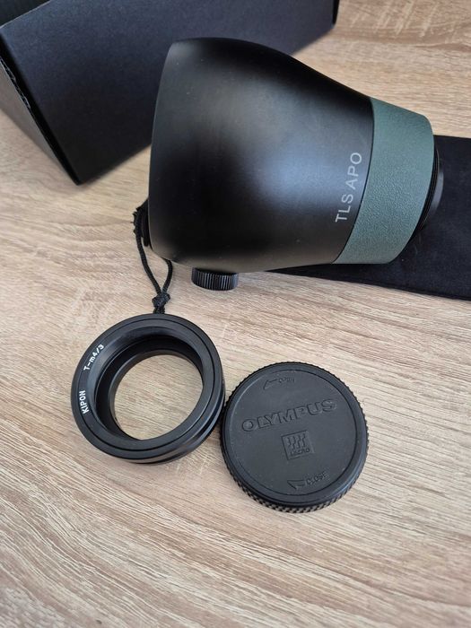 Adaptor Swarovski TLS APO 23mm + Inel T2 Olympus (Micro 4/3)