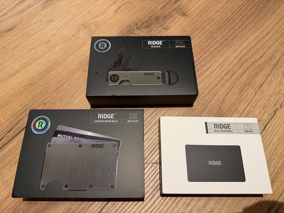 Ridge Wallet Daily Driver Kit + Coin Tray