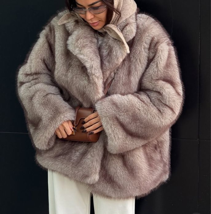 Эко шуба под песец