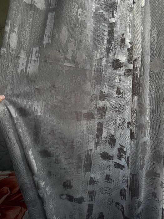 Тюль занавеска с узором