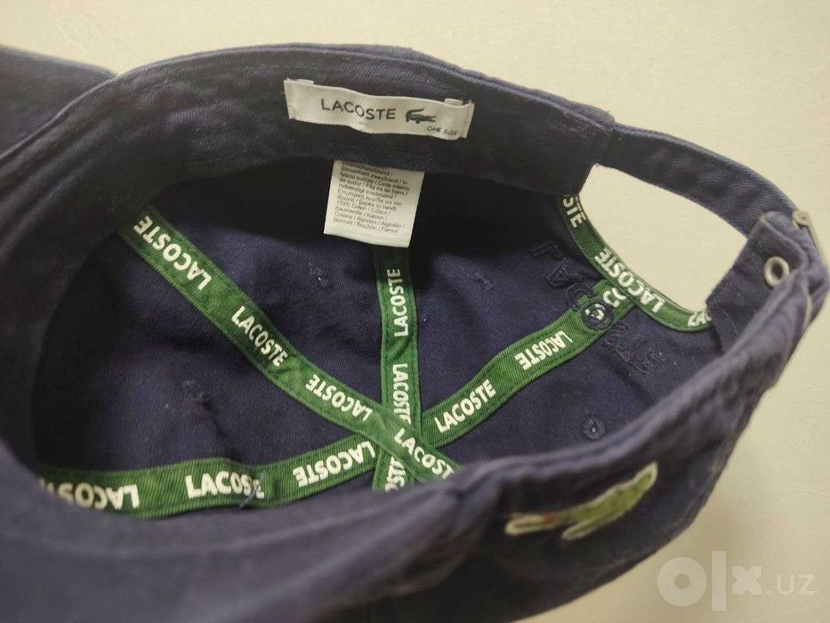 Lacoste Оригинальная Габардиновая Кепка.
