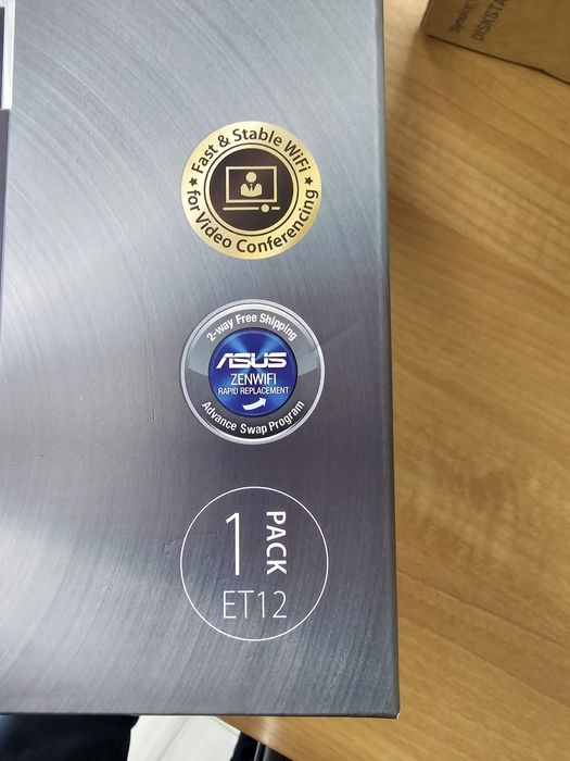 Роутер ASUS ZenWiFi Pro ET12 AXE11000 Tri-Band WiFi 6E AiMesh 1 -pack