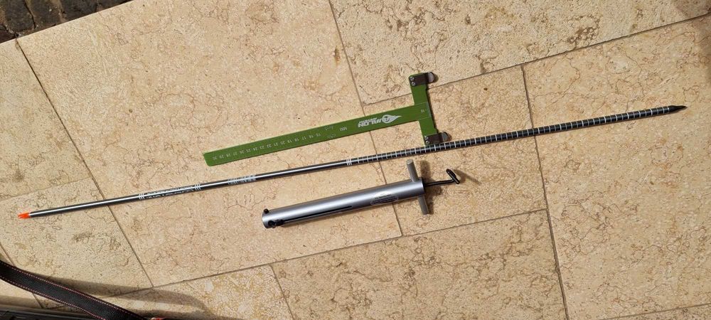 Shaft-uri carbon sageti, dinamometru arc, echer, sageata de masurare