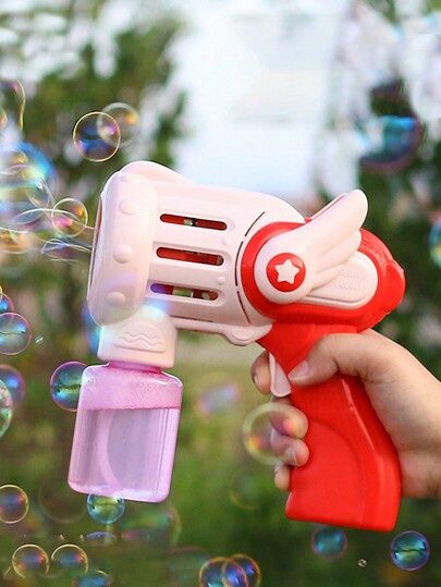 (Sf-12) "СУПЕР АКЦИЯ"  Пистолет генератор мыльных пузырей для детей