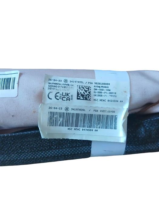 Airbag Cortina Stanga Peugeot 5008 2017+ 9828188080