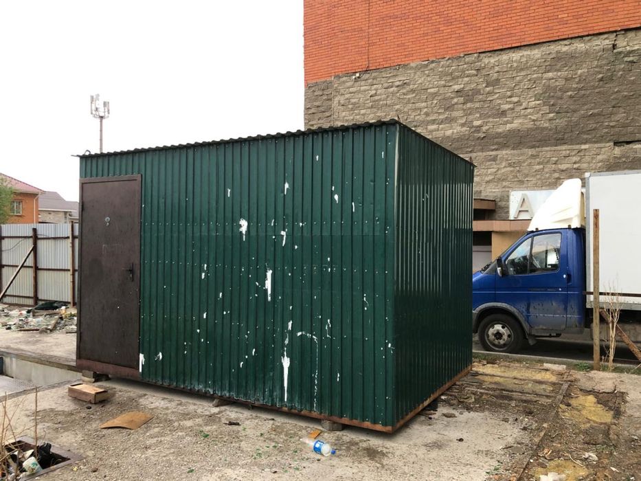 Контейнер будка из металла