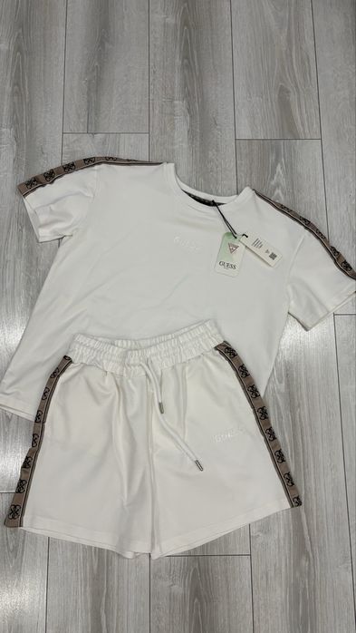 Guess Спортен бял сет