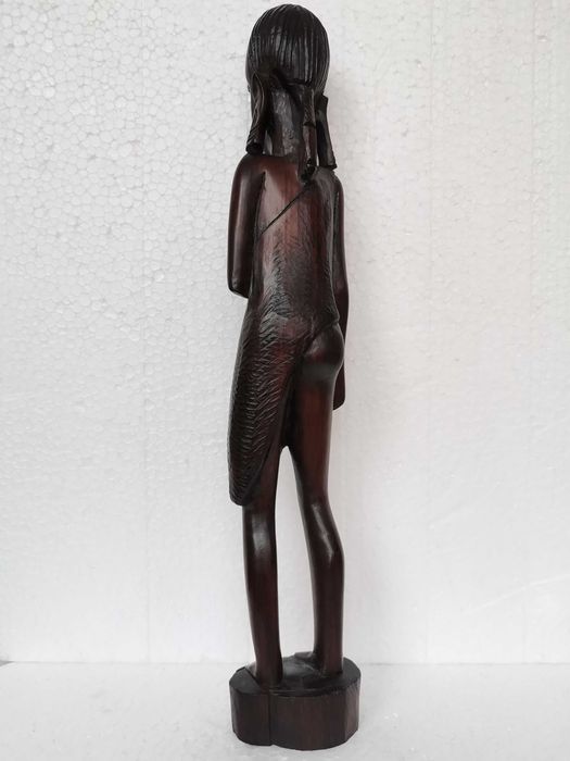 Statueta Masai tribala unicat lucrata manual arta africana colectie