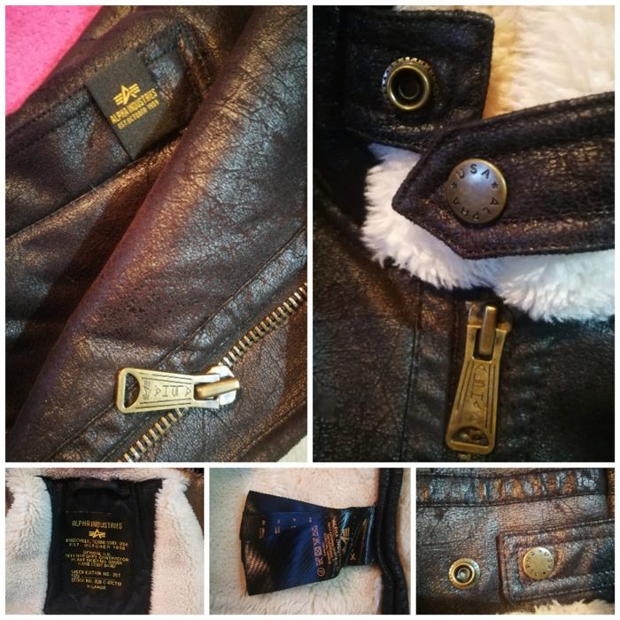 Cojoc Blana B-3 Alpha Industries Pilot Aviator Bomber