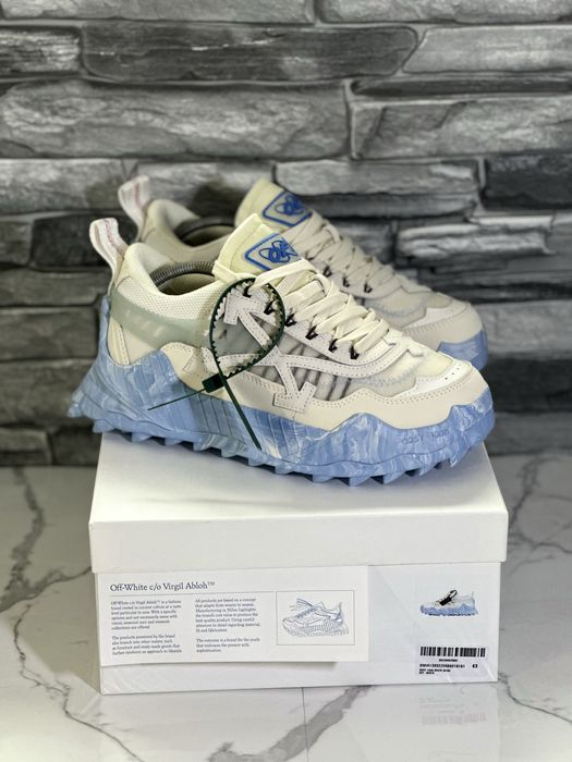 Adidasi Off White Odsy 1000 Blue Marble