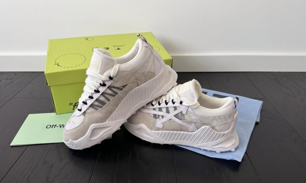 Adidasi OFF-White Odsy 1000 Alb - Cutie