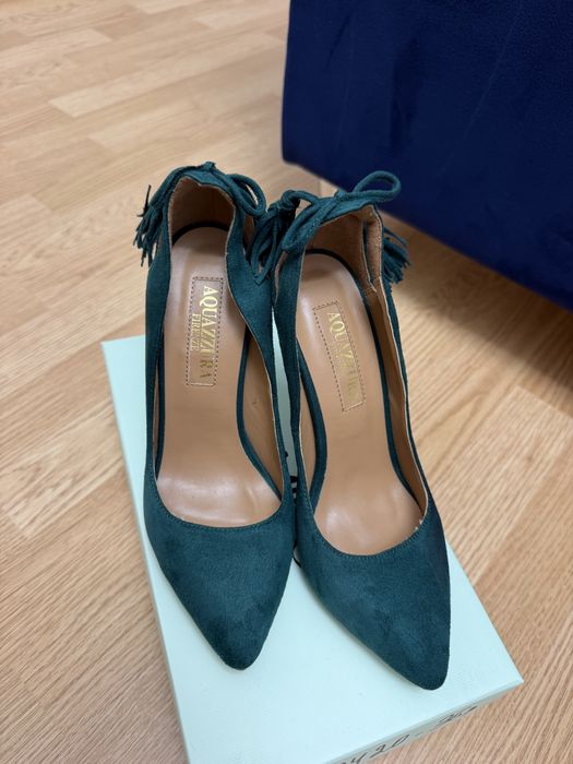 Туфли Aqazzura зеленый