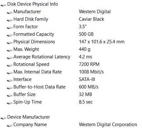 Hard disk Western Digital Caviar Black WD5002AALX 500GB