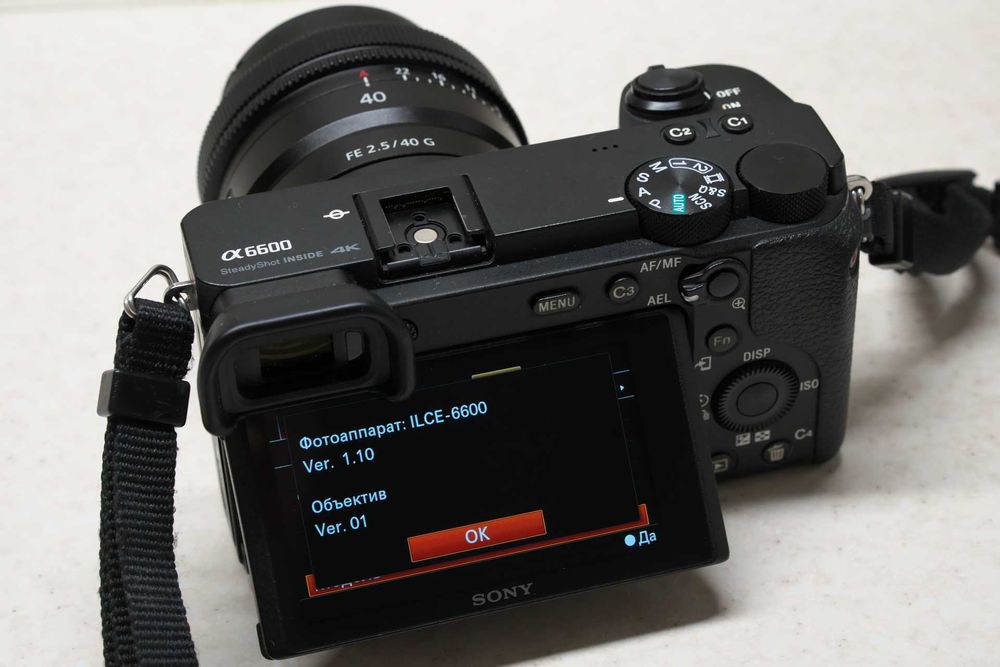 Камера Sony A6600 APS-C body