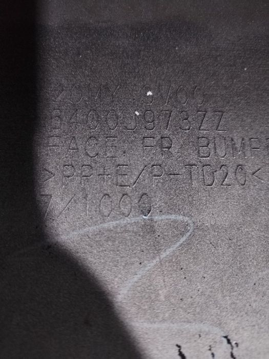 Bara fata Mitsubishi SpaceStar, Mirage, 2019, 2020, 2021, 2022, 2023, 2024, cod origine OE 6400J973ZZ. 9988