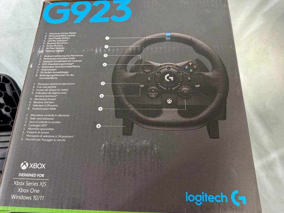 Волан с педали Logitech - G923