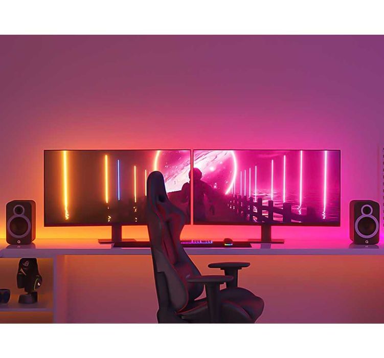 Амбиентно осветление за МОНИТОР - Синхронизираща се LED лента с ЕКРАН