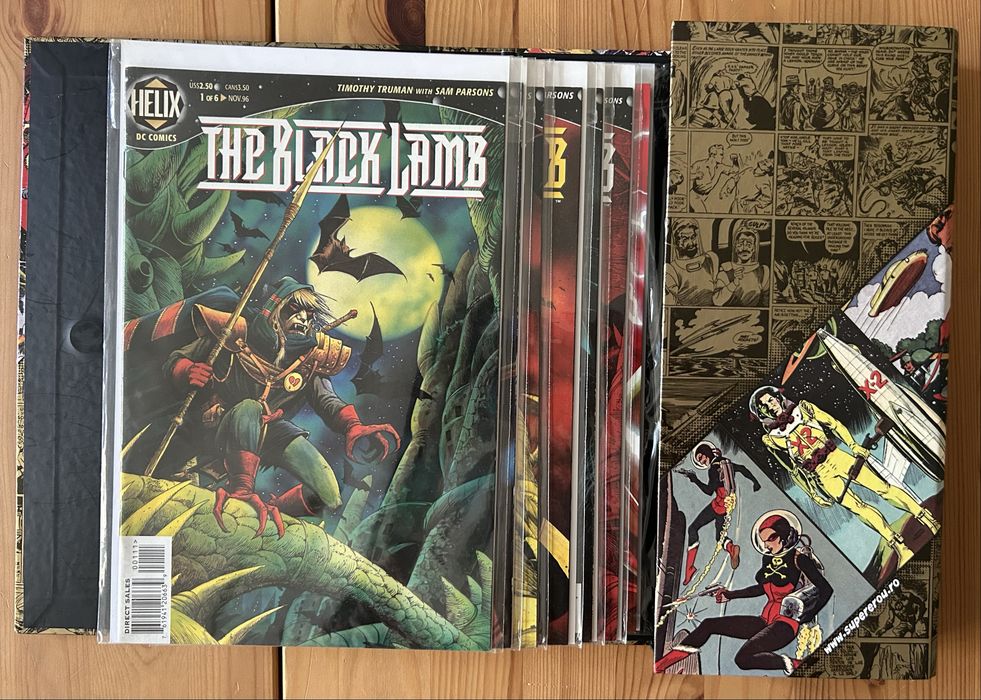 Pachet romane grafice Out Of Print: The Black Lamb complet + Taarna Heavy Metal + slipcase bonus