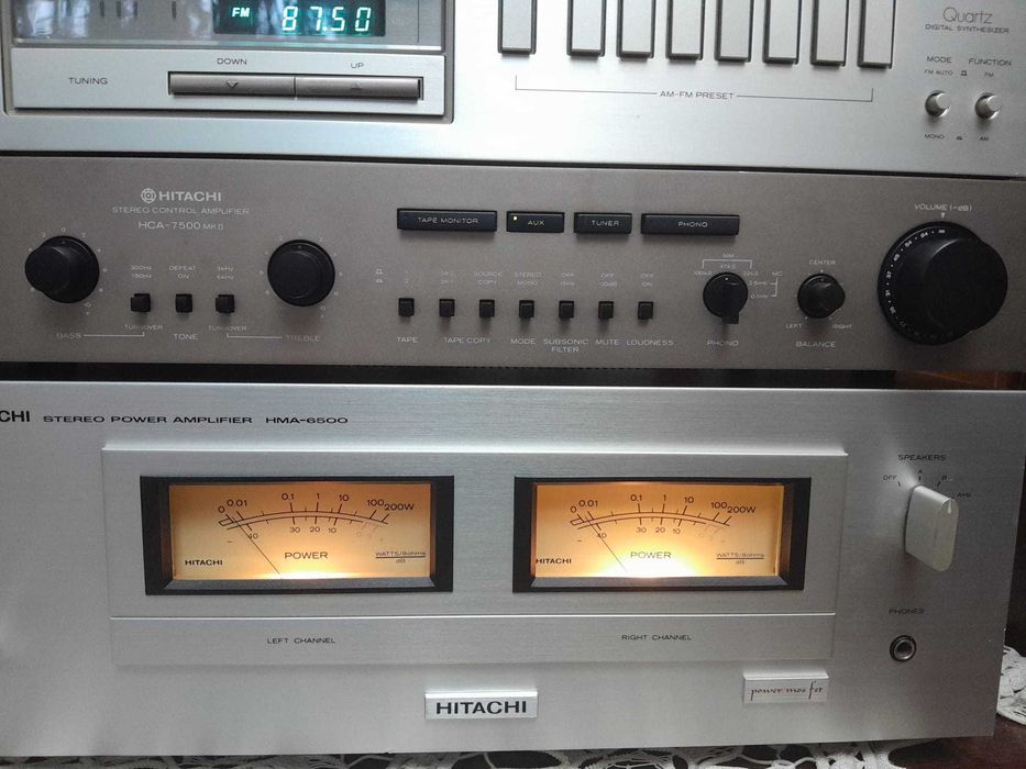 Amplificator Hitachi putere HMA 6500 Mos-Fet Preu HCA 7500-MKII