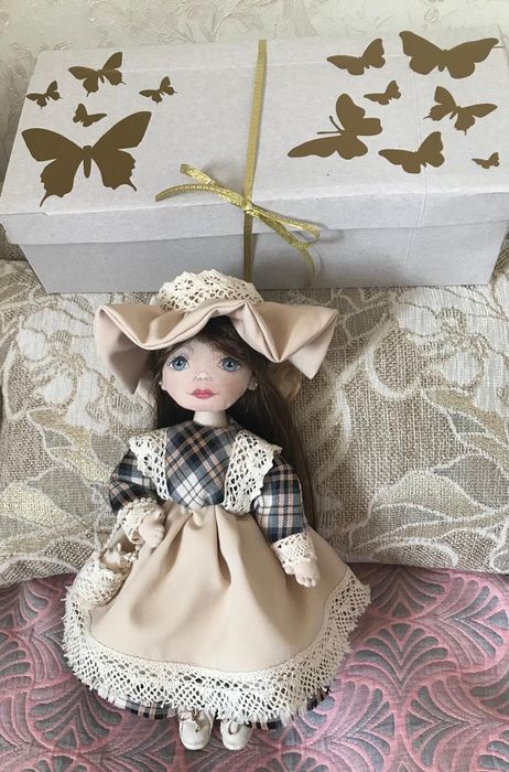 Кукла текстильная. Ручная работа мастера.