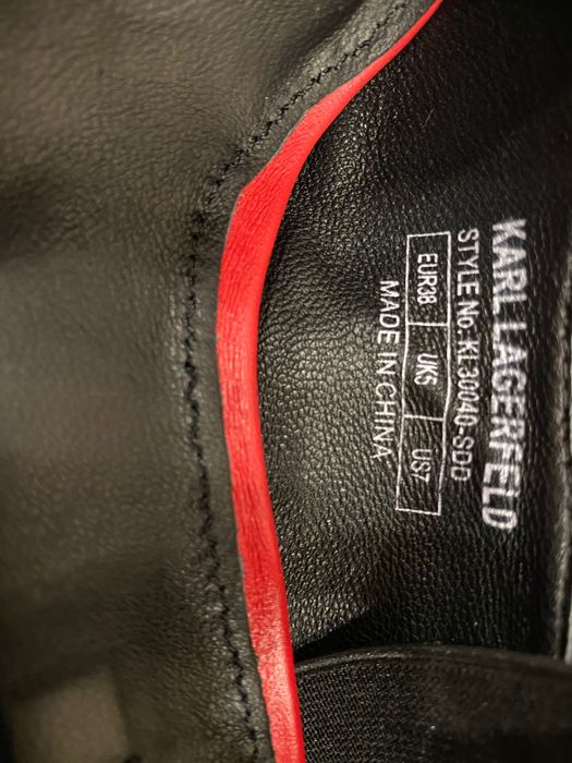 Karl Lagerfeld сатенени обувки на ток