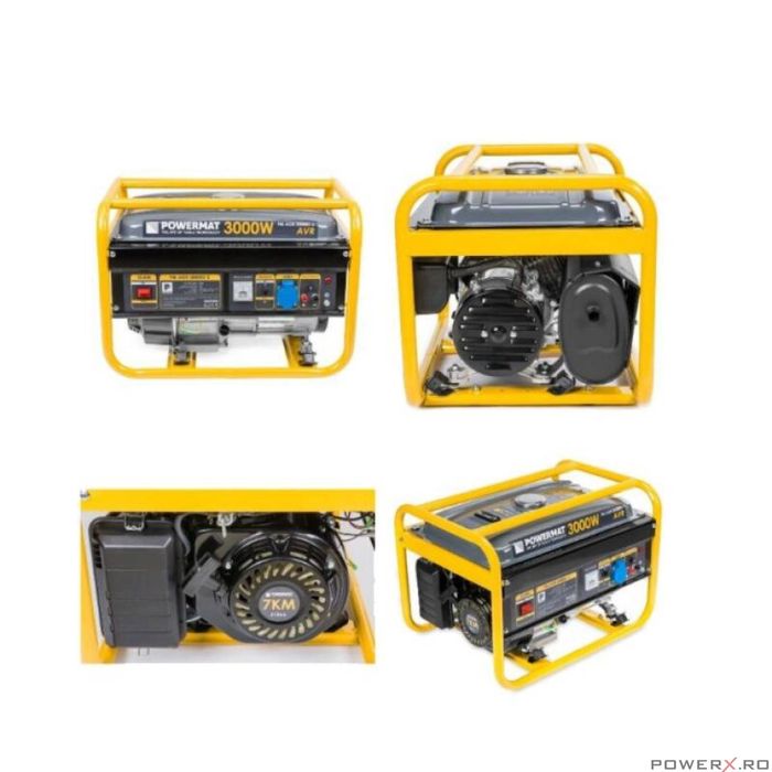 Generator curent electric 3000 W, 3 KW, 220 V, Stabilizator de