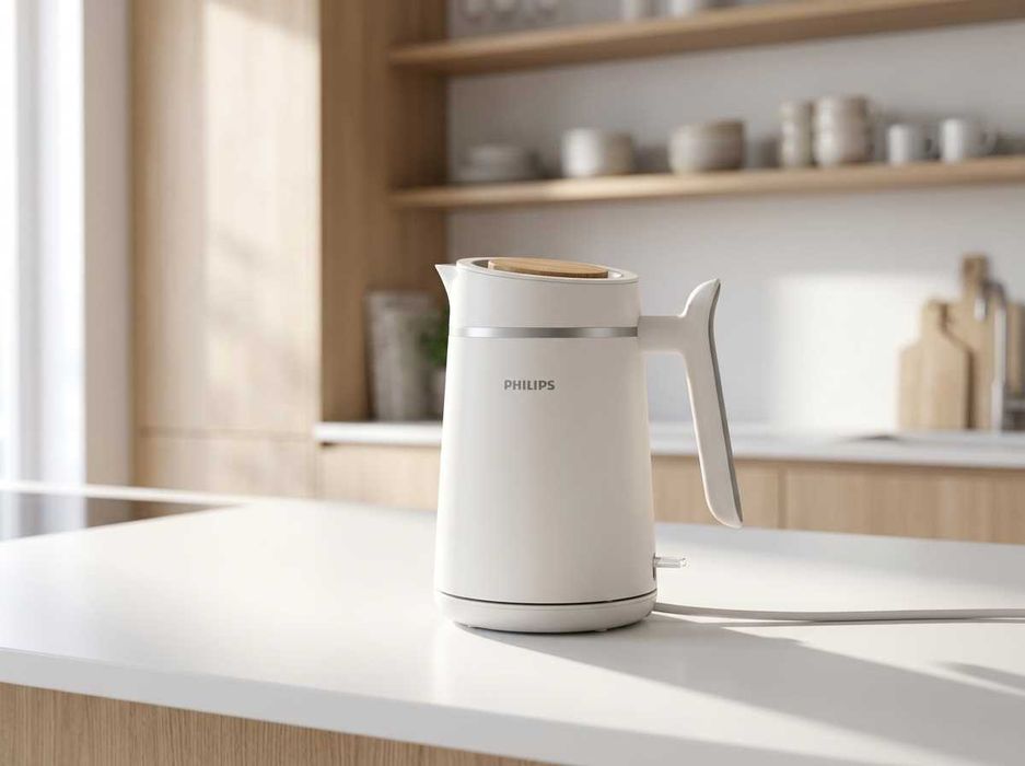 Електрическа кана Philips Eco Conscious HD9365/10 (1.7 л, 2200W) – Отлично състояние