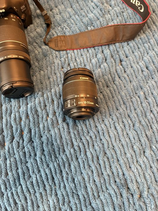 Кенон 600д 18-55 + 75-300