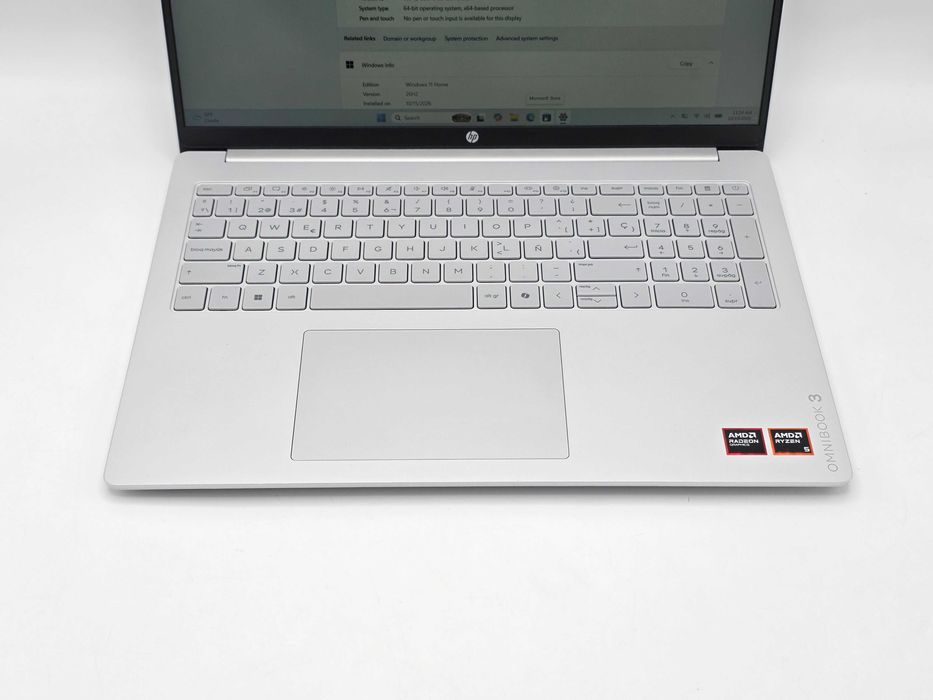 Laptop 16" WUXGA HP OmniBook 3 16-by0014ns Silver Ryzen 5 40 16Gb DDR5 512GB SSD Nou FullBox