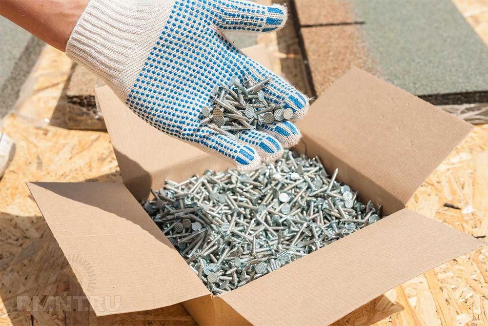 Ершенные гвозди Россия, оцинкованные SHINGLAS, 30Х3,5 ММ, 5 КГ