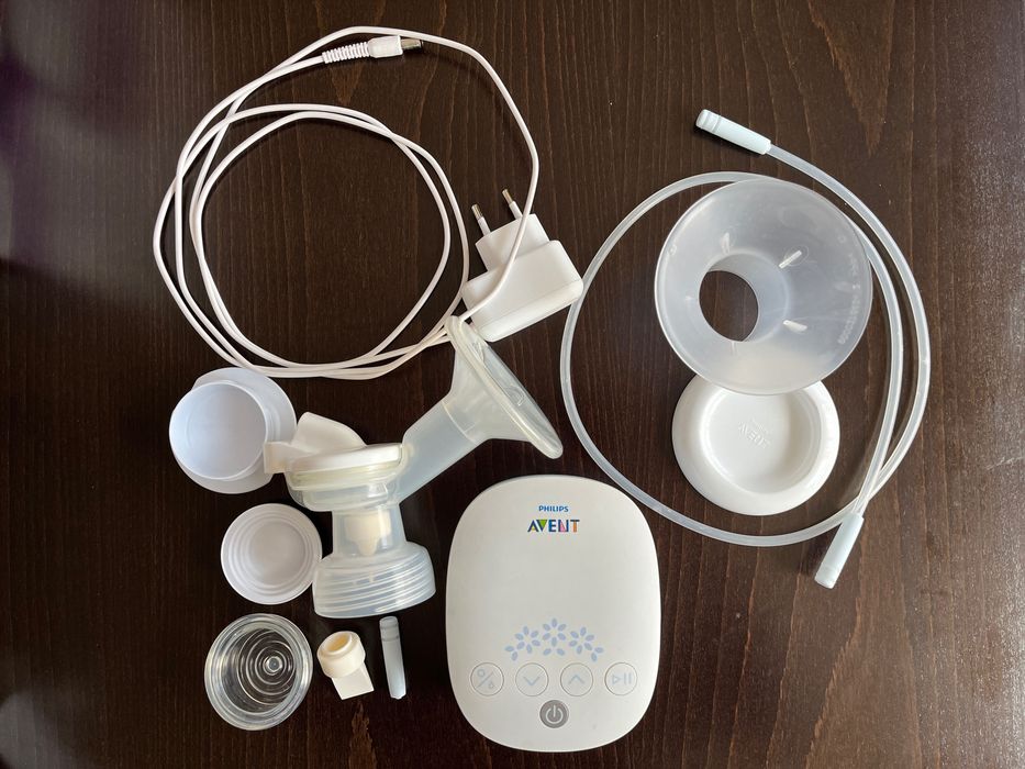 Електрическа помпа за кърма Avent SCF301 + подарък колектор за кърма