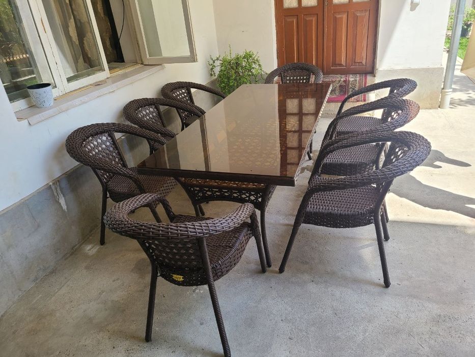 В акции. Столы и стулья из ротанга. Гарантия 3-5 л
