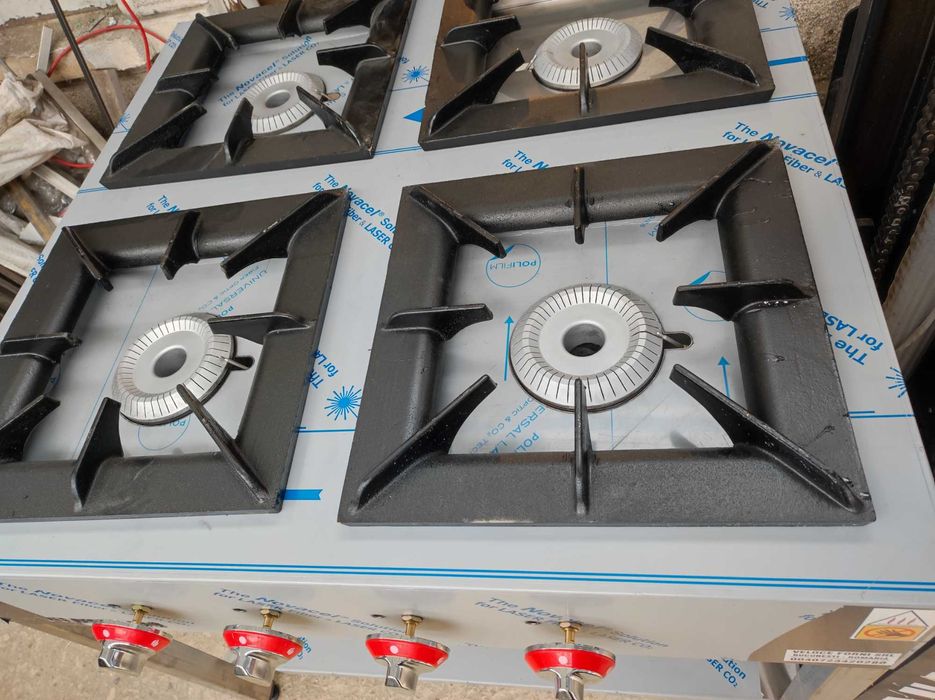 Aragaz Profesional Plita 4 ochiuri Nou cu Garantie 95x95cm