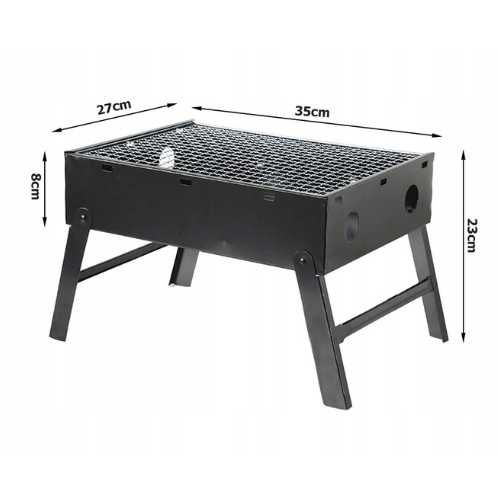 Gratar portabil si pliabil, compact,  pentru camping si gradina